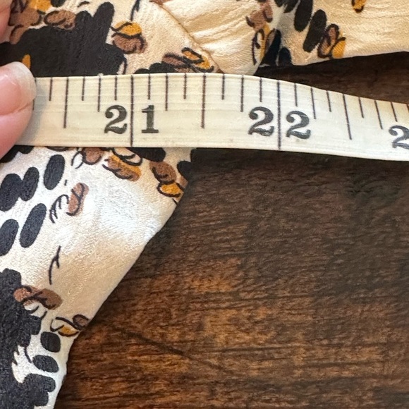 Vintage 80s 100% Silk Houndstooth Blazer Jacket, Size 10 - Picture 10 of 11